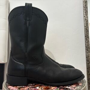 Ariat ATS Pro boots mens Size 14D black (35501) Mid Calf Moto Style